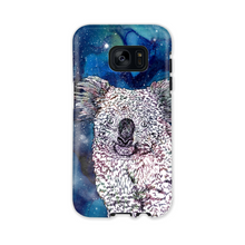 Load image into Gallery viewer, Phone Case Stars Koala Blue