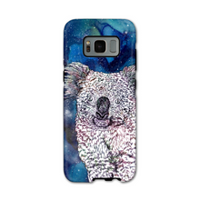 Load image into Gallery viewer, Phone Case Stars Koala Blue