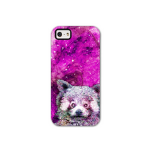 Load image into Gallery viewer, Phone Case Stars Red Panda Pink