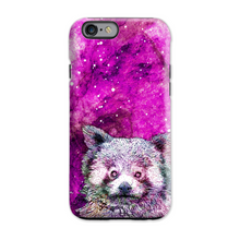 Load image into Gallery viewer, Phone Case Stars Red Panda Pink