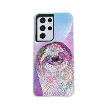 Load image into Gallery viewer, Phone Case Stars Sloth Pink