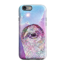 Load image into Gallery viewer, Phone Case Stars Sloth Pink