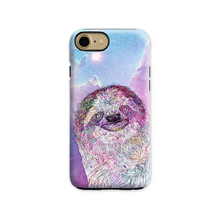 Load image into Gallery viewer, Phone Case Stars Sloth Pink