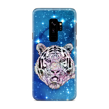 Load image into Gallery viewer, Phone Case Stars Tiger Blue