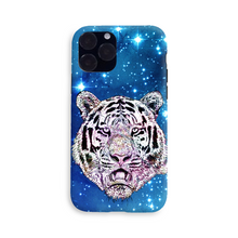 Load image into Gallery viewer, Phone Case Stars Tiger Blue
