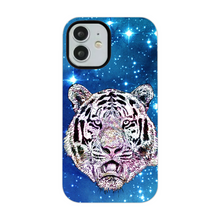 Load image into Gallery viewer, Phone Case Stars Tiger Blue