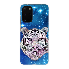 Load image into Gallery viewer, Phone Case Stars Tiger Blue