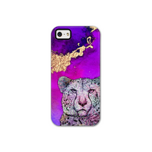 Load image into Gallery viewer, Phone Case Bright Cheetah Purple