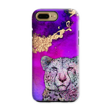 Load image into Gallery viewer, Phone Case Bright Cheetah Purple