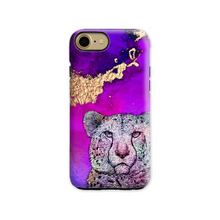 Load image into Gallery viewer, Phone Case Bright Cheetah Purple