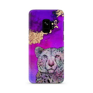 Phone Case Bright Cheetah Purple