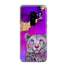 Load image into Gallery viewer, Phone Case Bright Cheetah Purple
