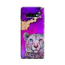Load image into Gallery viewer, Phone Case Bright Cheetah Purple