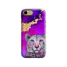 Load image into Gallery viewer, Phone Case Bright Cheetah Purple