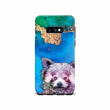 Load image into Gallery viewer, Phone Case Bright Red Panda Blue