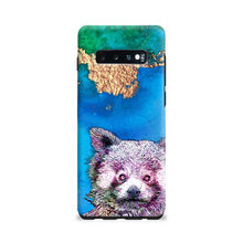 Load image into Gallery viewer, Phone Case Bright Red Panda Blue