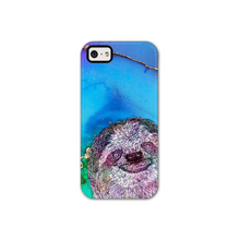 Load image into Gallery viewer, Phone Case Bright Sloth Blue