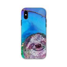 Load image into Gallery viewer, Phone Case Bright Sloth Blue