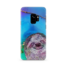 Load image into Gallery viewer, Phone Case Bright Sloth Blue