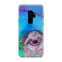 Load image into Gallery viewer, Phone Case Bright Sloth Blue