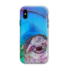 Load image into Gallery viewer, Phone Case Bright Sloth Blue