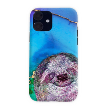 Load image into Gallery viewer, Phone Case Bright Sloth Blue
