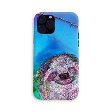 Load image into Gallery viewer, Phone Case Bright Sloth Blue