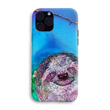 Load image into Gallery viewer, Phone Case Bright Sloth Blue