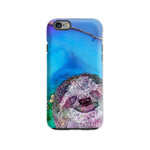 Load image into Gallery viewer, Phone Case Bright Sloth Blue