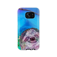 Load image into Gallery viewer, Phone Case Bright Sloth Blue
