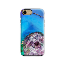 Load image into Gallery viewer, Phone Case Bright Sloth Blue