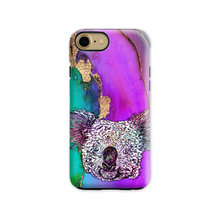 Load image into Gallery viewer, Phone Case Bright Koala Purple