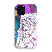 Load image into Gallery viewer, Phone Case Bright Lion Purple