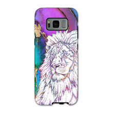 Load image into Gallery viewer, Phone Case Bright Lion Purple