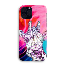Load image into Gallery viewer, Phone Case Bright Giraffe Pink