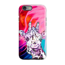 Load image into Gallery viewer, Phone Case Bright Giraffe Pink