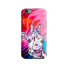 Load image into Gallery viewer, Phone Case Bright Giraffe Pink