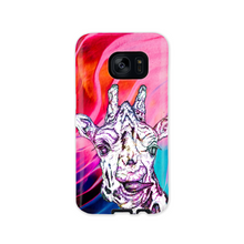 Load image into Gallery viewer, Phone Case Bright Giraffe Pink