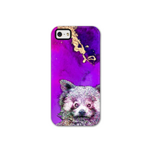 Load image into Gallery viewer, Phone Case Bright Red Panda Purple