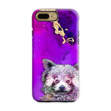 Load image into Gallery viewer, Phone Case Bright Red Panda Purple