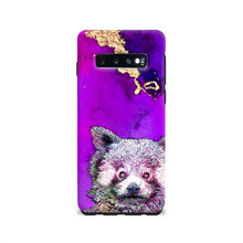 Load image into Gallery viewer, Phone Case Bright Red Panda Purple