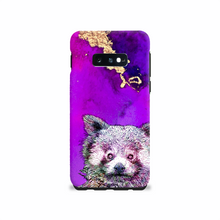 Load image into Gallery viewer, Phone Case Bright Red Panda Purple