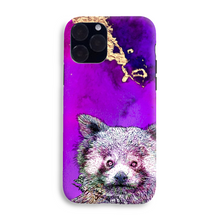 Load image into Gallery viewer, Phone Case Bright Red Panda Purple