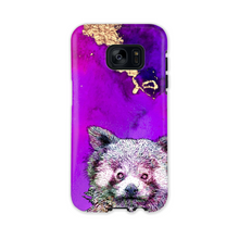 Load image into Gallery viewer, Phone Case Bright Red Panda Purple