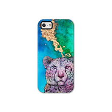 Load image into Gallery viewer, Phone Case Bright Cheetah Blue