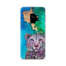 Load image into Gallery viewer, Phone Case Bright Cheetah Blue