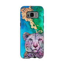 Load image into Gallery viewer, Phone Case Bright Cheetah Blue