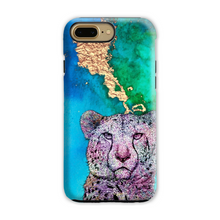Load image into Gallery viewer, Phone Case Bright Cheetah Blue