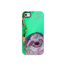 Load image into Gallery viewer, Phone Case Bright Sloth Green
