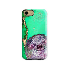 Load image into Gallery viewer, Phone Case Bright Sloth Green